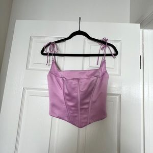 House of Cb Mistress Rocks Pink Corset Top